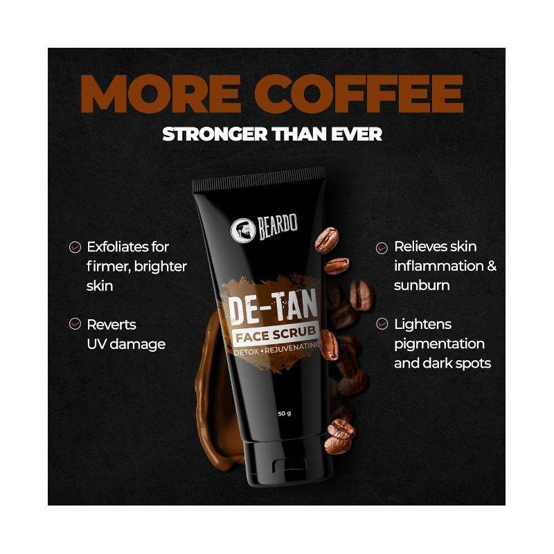 BEARDO – DE-TAN FACE SCRUB (50 GMS)