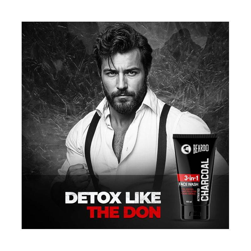 BEARDO – 3-IN-1 FACE WASH (100 ML)