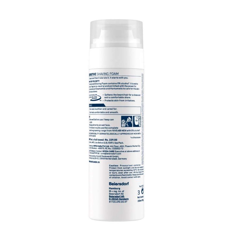 Nivea Men - Sensitive Shaving Gel (200 Ml)
