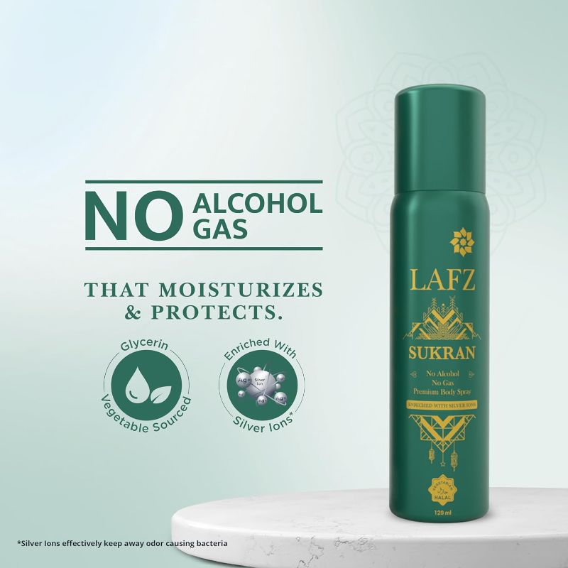 Lafz - Sukran Premium Body Spray (120 Ml)