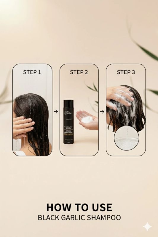 Sur La Femme - Black Garlic Shampoo  (300 Ml)