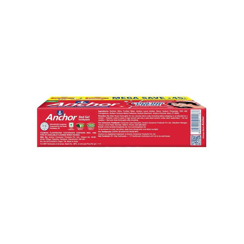ANCHOR – RED GEL TOOTHPASTE (300 GMS)