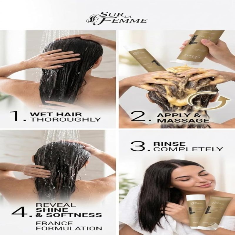 Sur La Femme - Argan Shampoo (300 Ml)