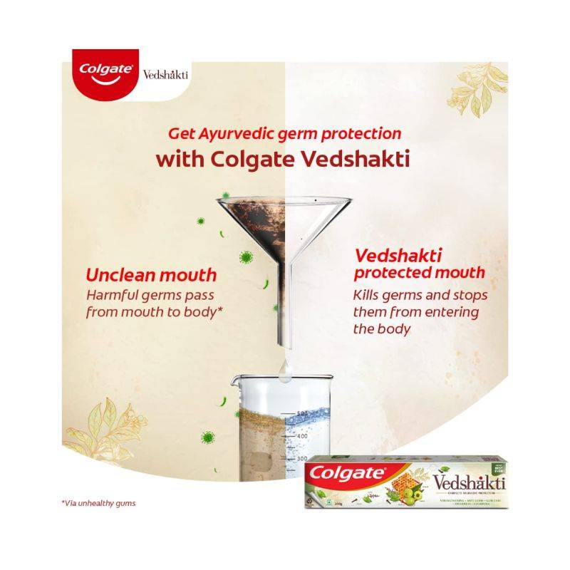 COLGATE – VEDSHAKTI TOOTHPASTE (400 GMS)