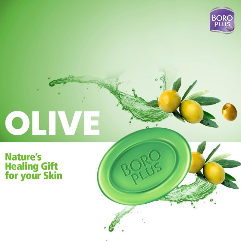 Boroplus – Glycerine Bathing Bar With Olive & Aloe Vera (5U X 125Gms)