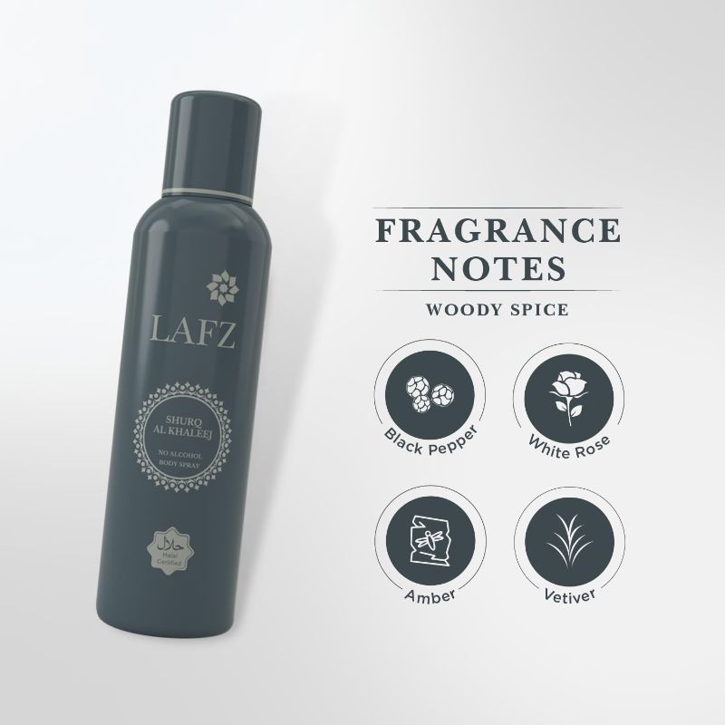 Lafz - Shurq Al Khaleej Body Spray (100 GMS)