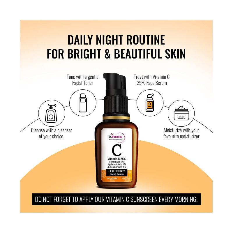 ST. BOTANICA – VITAMIN C 25% FACIAL SERUM (20 ML)
