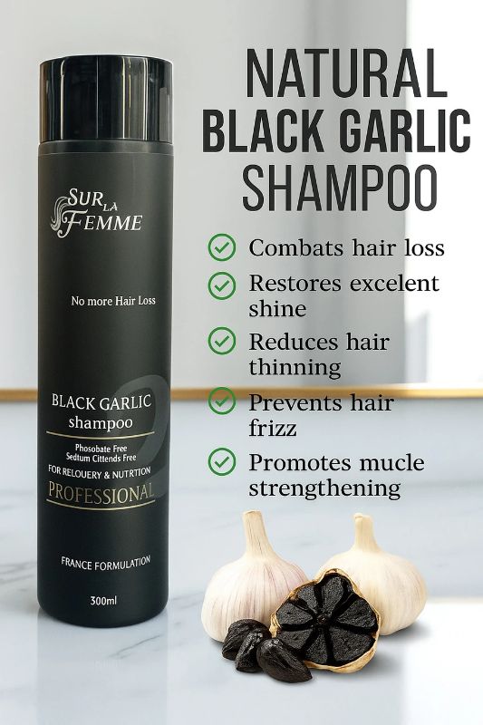 Sur La Femme - Black Garlic Shampoo  (300 Ml)