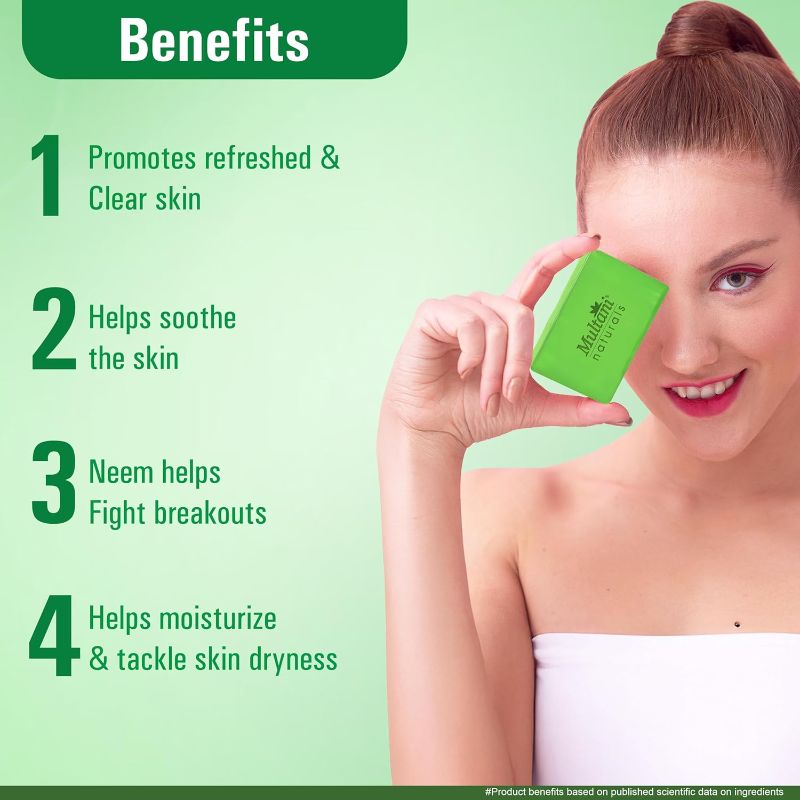 Multani Naturals – Neem Tulsi Soap (3U X 125Gms)