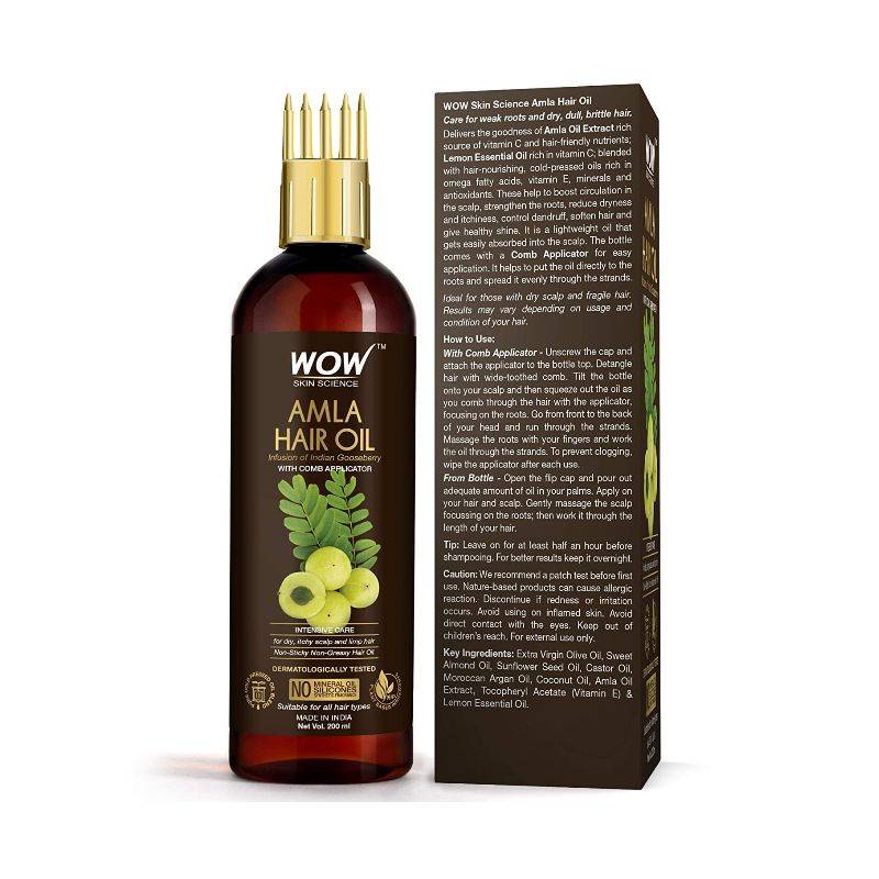 WOW SKIN SCIENCE – AMLA HAIR OIL (200 ML)