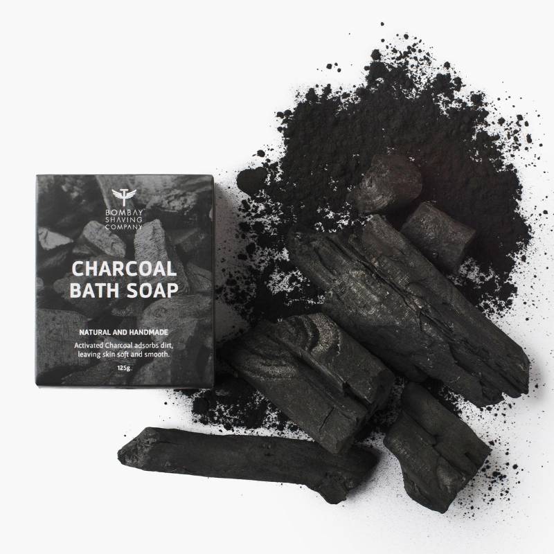 BOMBAY SHAVING COMPANY - CHARCOAL BATH SOAP (125 GMS)