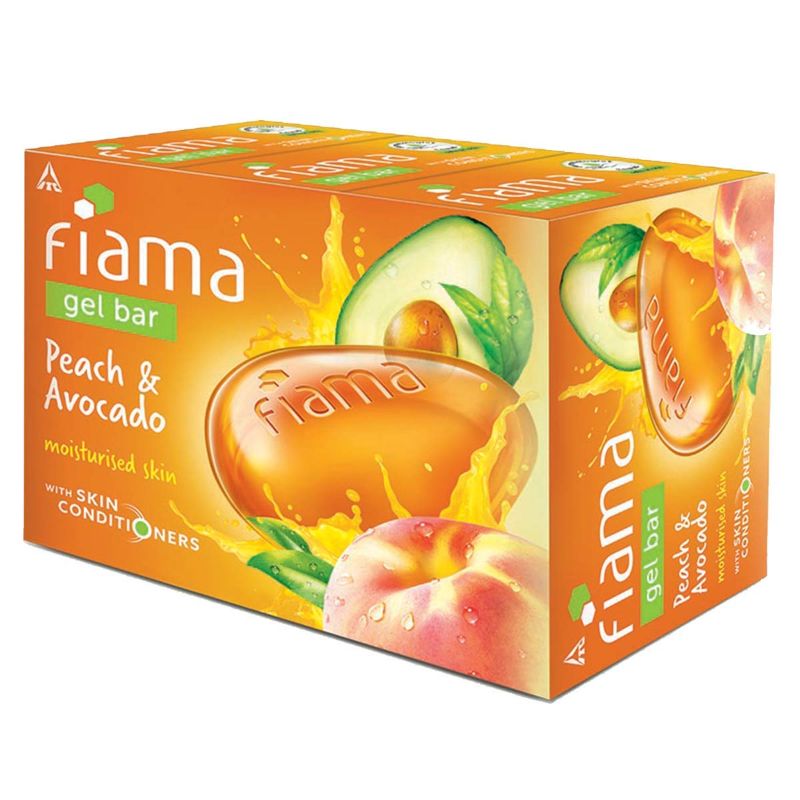 Fiama – Peach & Avocado Gel Bar (3U X 125Gms)