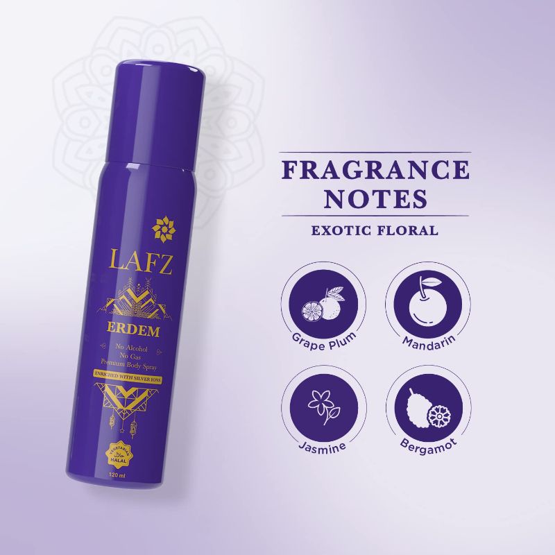 Lafz - ERDEM Premium Body Spray (120 Ml)