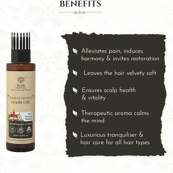 KHADI – BARAHMASA HAIR OIL (100 ML)