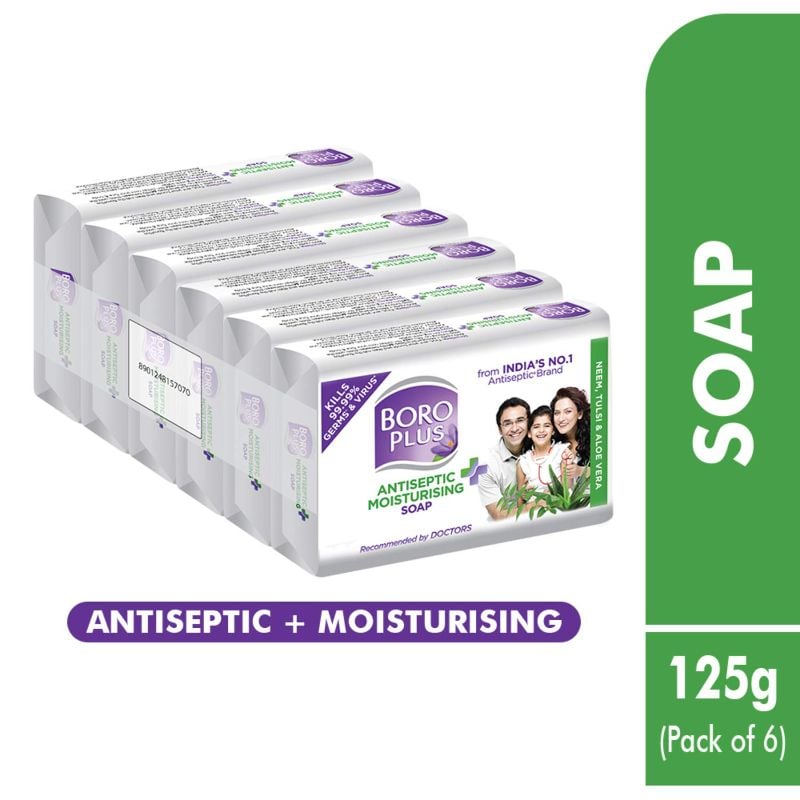 Boroplus – Antiseptic Moisturising Soap (6U X 125Gms)