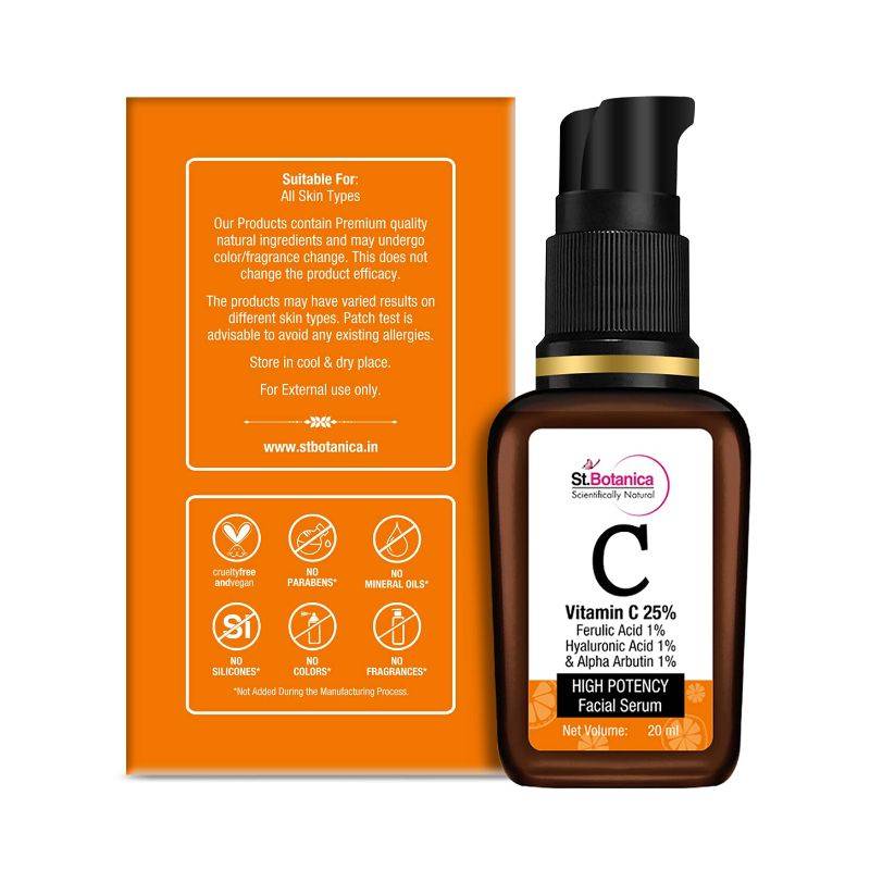 ST. BOTANICA – VITAMIN C 25% FACIAL SERUM (20 ML)