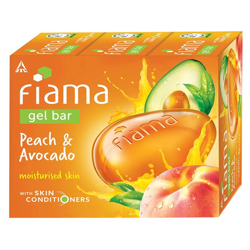 Fiama – Peach & Avocado Gel Bar (3U X 125Gms)