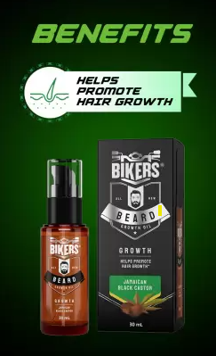 BIKERS - BEARD GROWTH OIL WITH JAMAICAN BLACK CASTOR (30 ML)