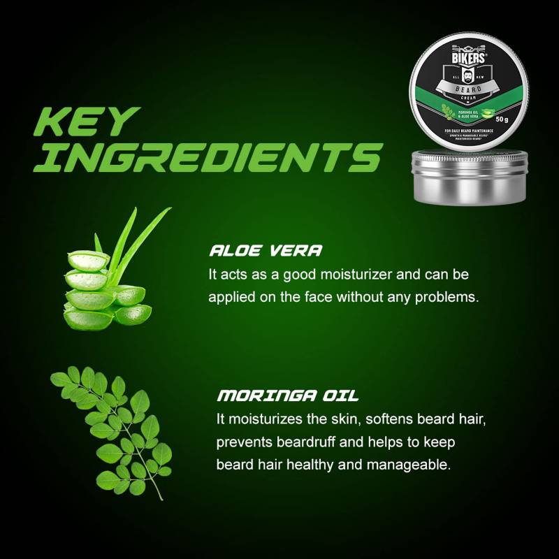 BIKERS – BEARD AND MOUSTACHE CARE CREAM (50 GMS)