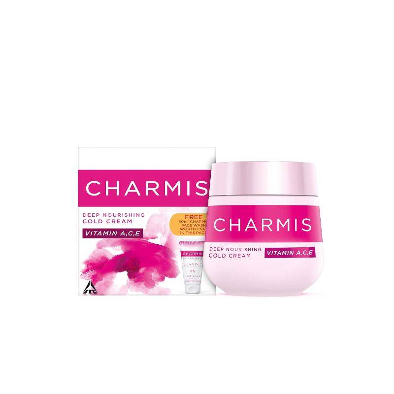 CHARMIS – COLD CREAM WITH FREE FACEWASH (100 ML + 50 ML)