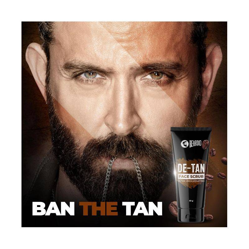 BEARDO – DE-TAN FACE SCRUB (50 GMS)
