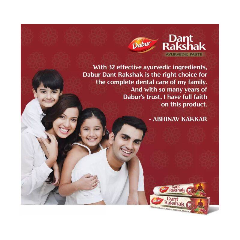 DABUR – DANT RAKSHAK TOOTHPASTE (350 GMS)