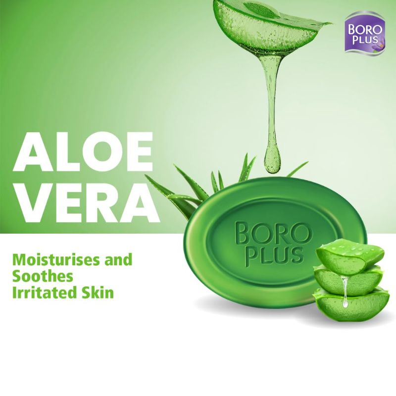 Boroplus – Glycerine Bathing Bar With Olive & Aloe Vera (5U X 125Gms)