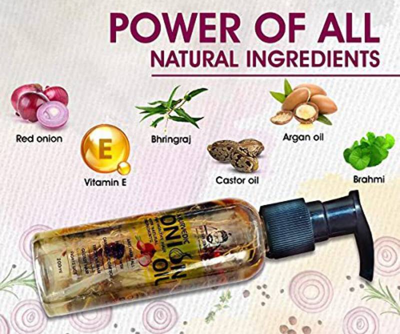 URBAN GABRU – AYURVEDIC ONION OIL (200 ML)
