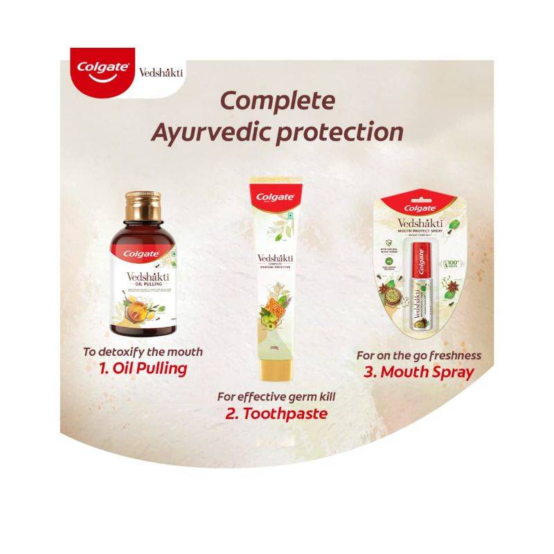 COLGATE – VEDSHAKTI TOOTHPASTE (400 GMS)