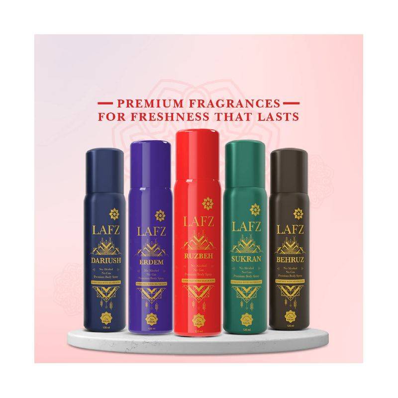 LAFZ – RUZBEH PREMIUM BODY SPRAY (120 ML)