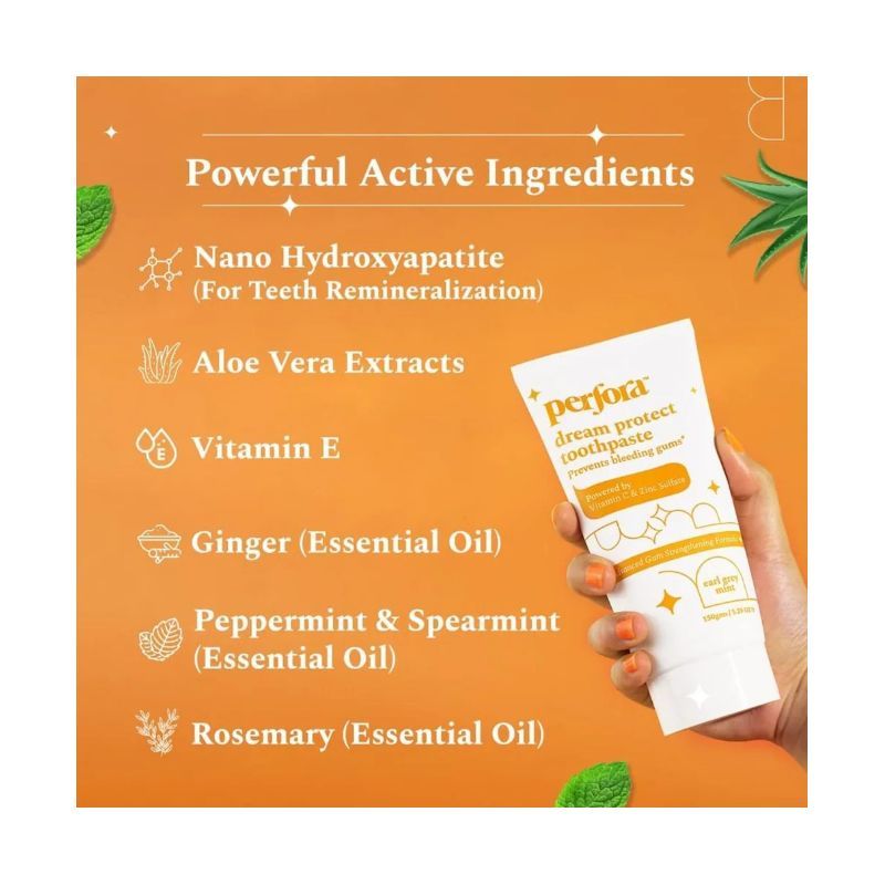 PERFORA – DREAM PROTECT TOOTHPASTE “EARL GREY MINT” (150 GMS)