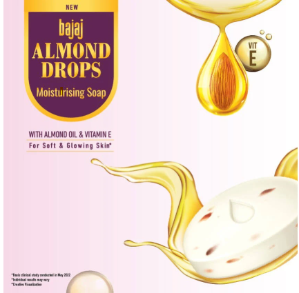 Bajaj - Almond Drops Nourishing Soap (3x125 Gms)