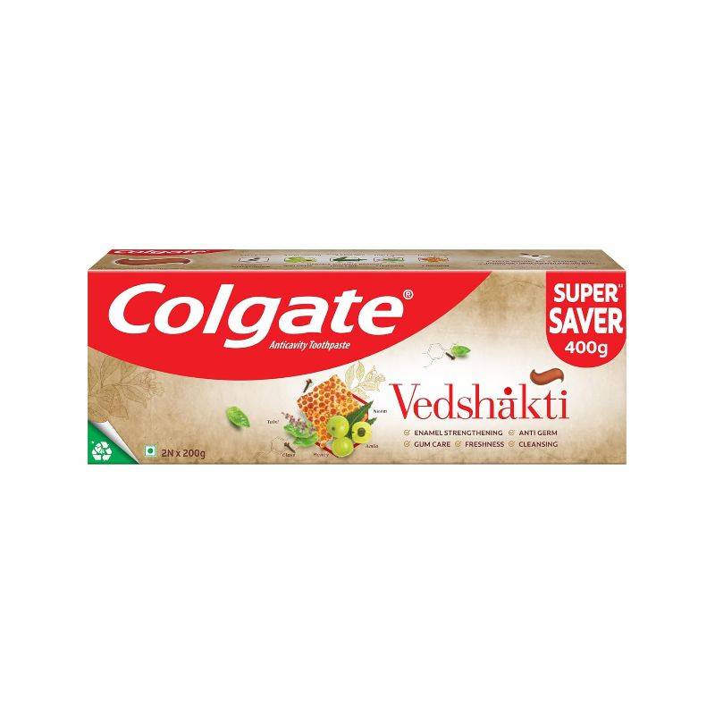 COLGATE β VEDSHAKTI TOOTHPASTE (400 GMS)