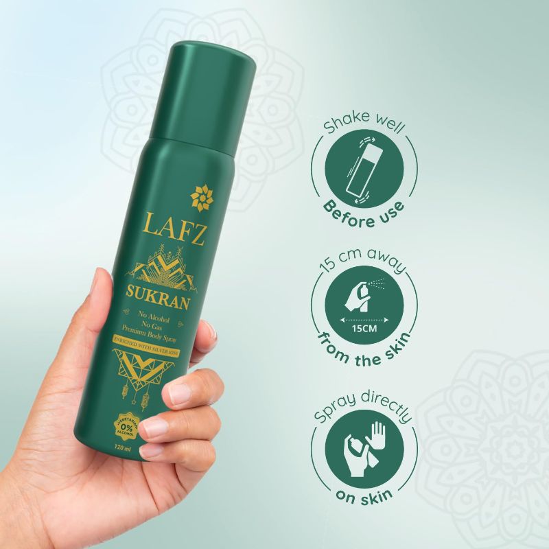 Lafz - Sukran Premium Body Spray (120 Ml)