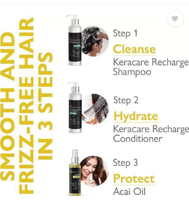 GODREJ PROFESSIONAL – KERACARE RECHARGE SHAMPOO (225 ML)