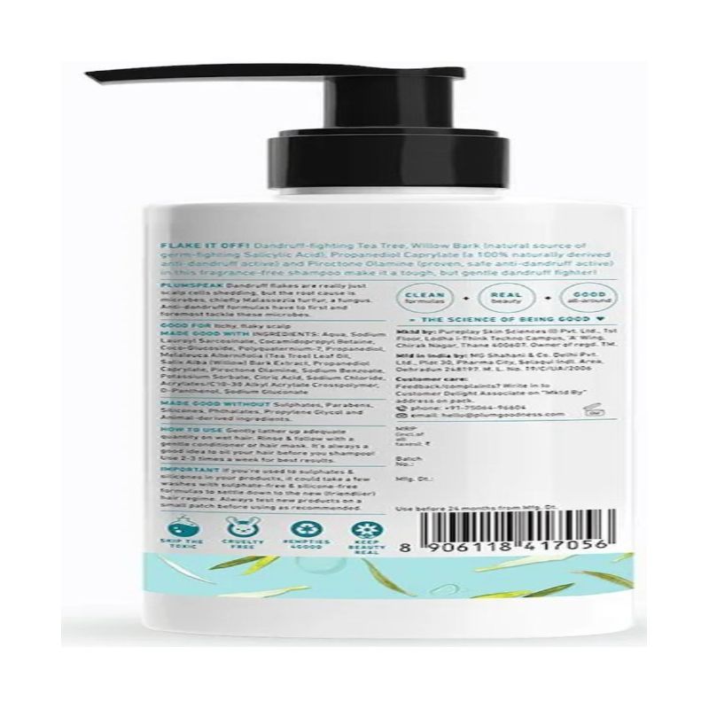 Plum - Tea Tree Dandruff Control Shampoo (250 Ml)