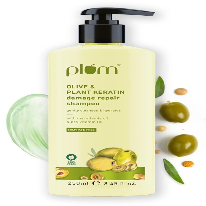 Plum - Olive & Plant Keratin Damage Repair Shampoo (250 Ml)