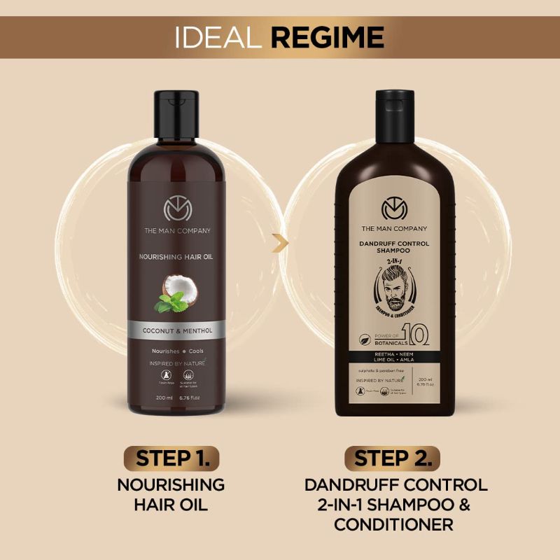 The Man Company - Dandruff Control Shampoo & Conditioner (200 Ml)