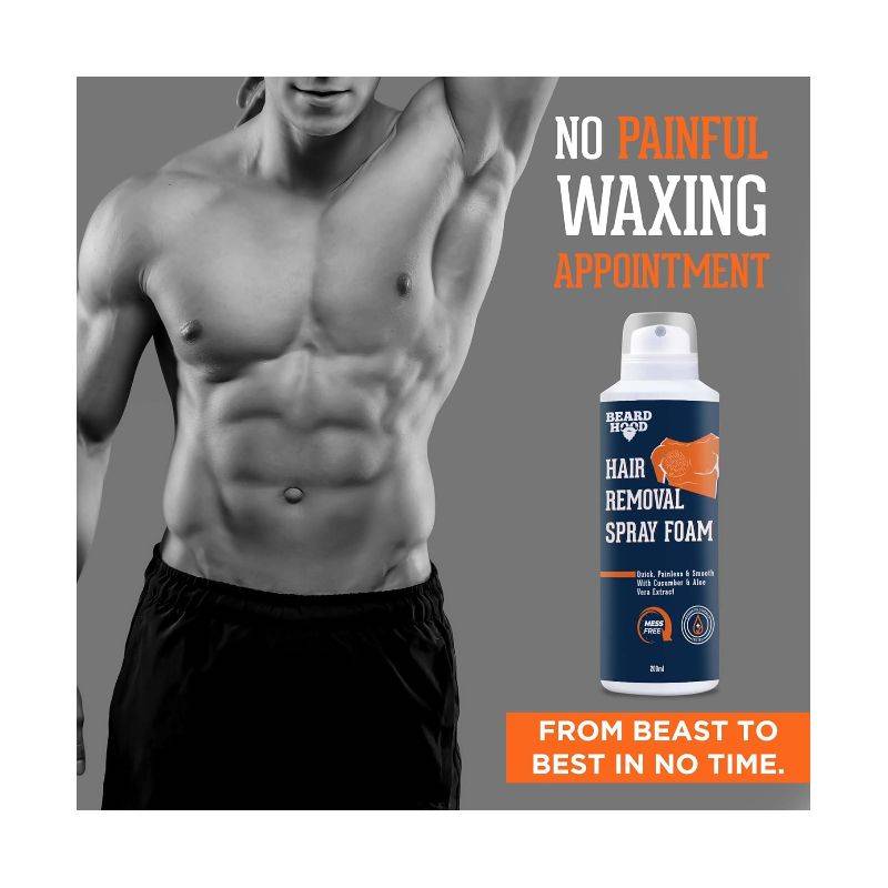BEARD HOOD – HAIR REMOVAL SPRAY FOAM (200 ML)