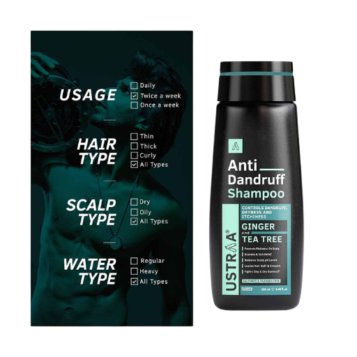 Ustraa – Anti Dandruff Shampoo (250 Ml)