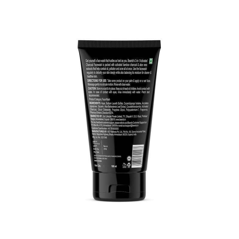 BEARDO – 3-IN-1 FACE WASH (100 ML)