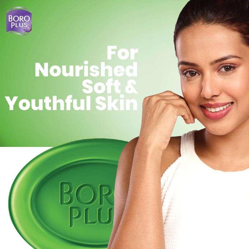 Boroplus – Glycerine Bathing Bar With Olive & Aloe Vera (5U X 125Gms)