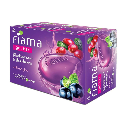 Fiama – Blackcurrant & Bearberry Gel Bar (3U X 125Gms)