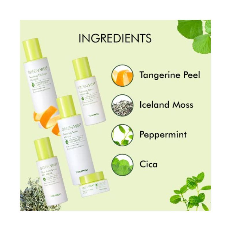 TONYMOLY – GREEN VITA SPARKLING SERUM (55 ML)