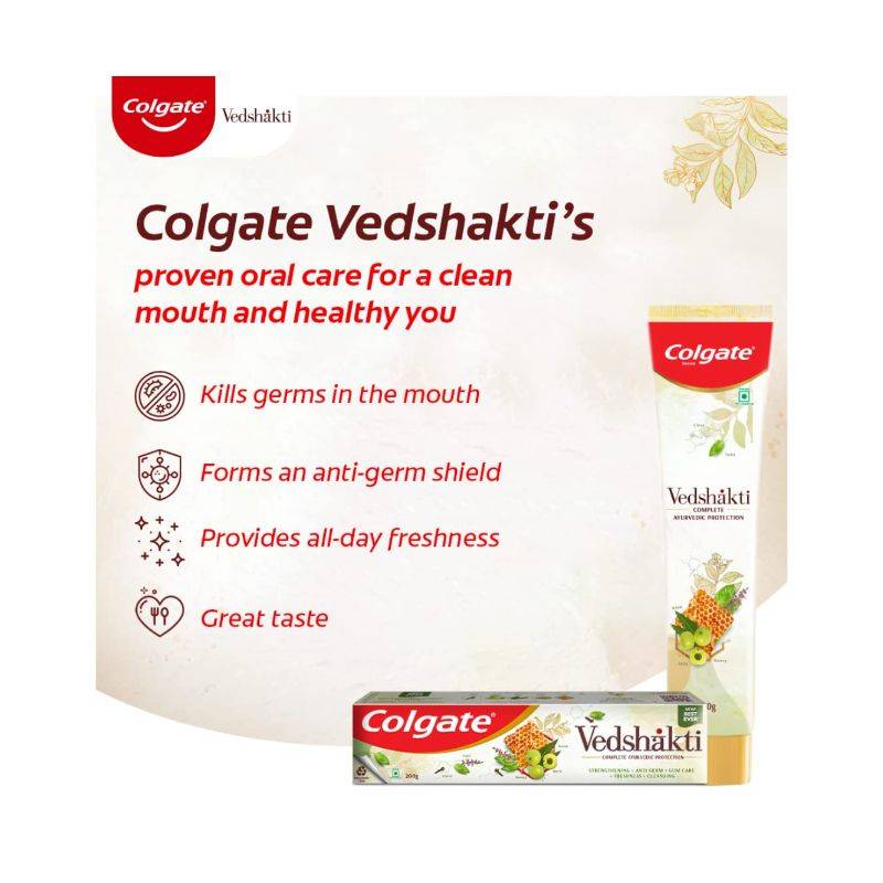 COLGATE – VEDSHAKTI TOOTHPASTE (400 GMS)