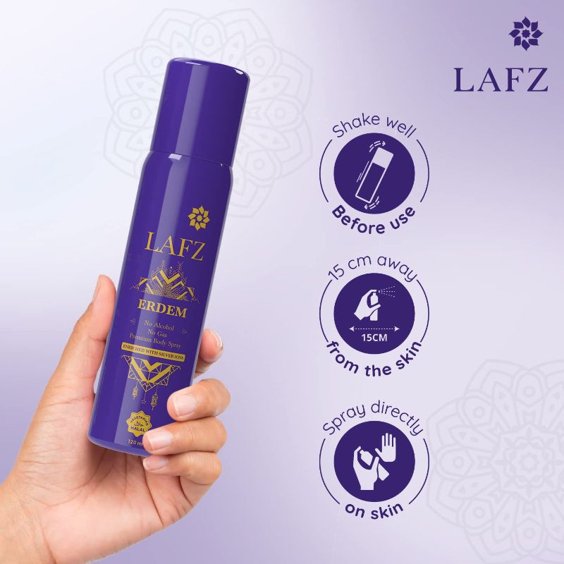 Lafz - ERDEM Premium Body Spray (120 Ml)