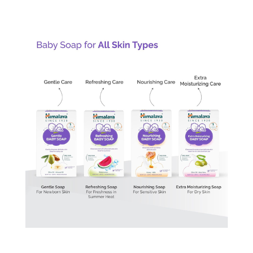 Himalaya - Gentle Baby Soap (4U x 75 Gms)