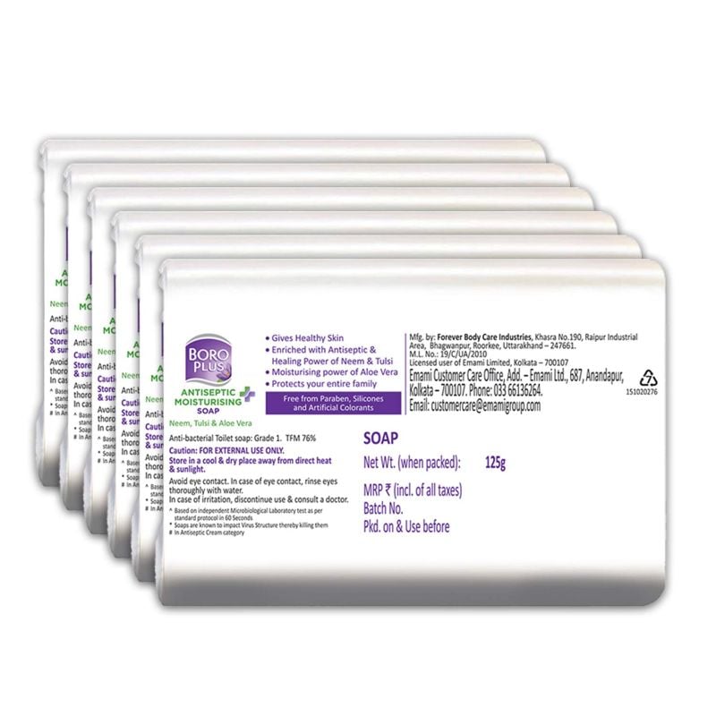 Boroplus – Antiseptic Moisturising Soap (6U X 125Gms)