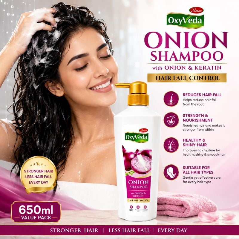 Oxyveda – Onion Shampoo (650 Ml)
