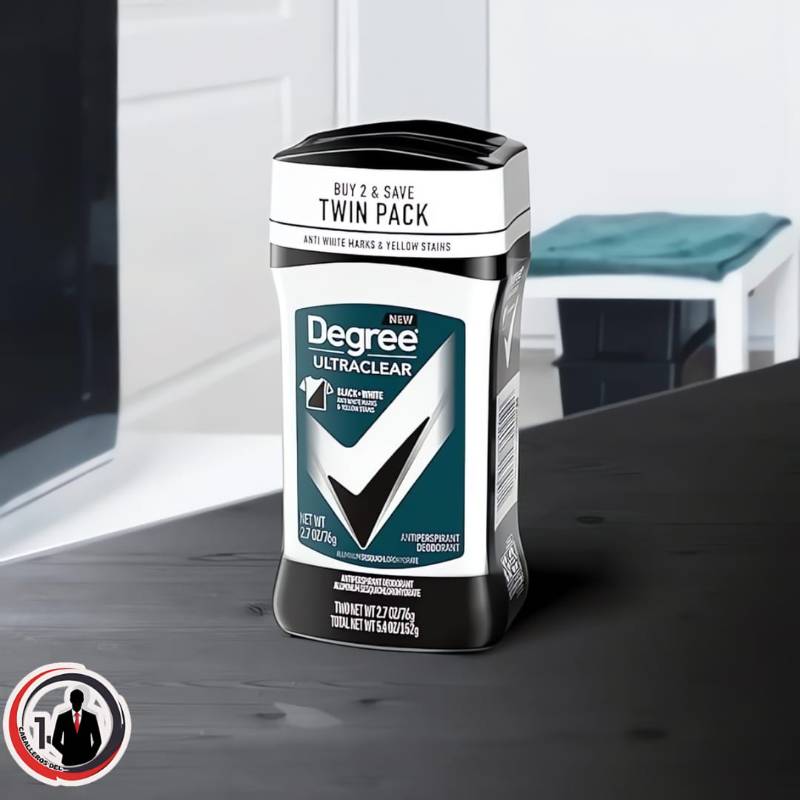 Desodorante antitranspirante UltraClear para hombre, color negro y blanco, 2 unidades, protección contra el sudor y el olor de 72 horas